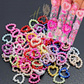 Pikkukuva 1 / 5: Kawaii kynsitaidekoristeet 3D-akryylikukilla ja helmillä DIY-kynsitaidemanikyyrikoristeluun, kesätyyli type15-100kpl
