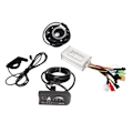Miniatyrbillede 4 af 8: Bike Conversion 17A 3 Mode Sine Wave 6 Tube Controller Kit Power Assist Sensor Thumb Throttle med LED S810 Panel