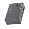 Miniatyrbild 8 av 8: 2-portars KVM-switch Dubbelskärm HD Multimedia Interface 4K 30Hz för 2 datorer Dela USB-tangentbord Mus Monitor KVM-omvandlare