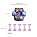 Miniatyrbillede 3 af 7: Katteklo Magnetisk Negleholder Glødende Manicure Praksis Træningsdisplay Stativ Krystalholdere Legering Falske Neglespids Salon DIY Manicure Værktøjer