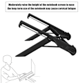 Miniatyrbillede 6 af 8: NEXSTAND K7 Sammenklappelig bærbar computerbord Skødbakke Stativ Holder