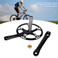Miniatyrbillede 6 af 8: Aluminiumlegering Cykel Enkelt Hastighed Hul Integration Krank Lejring Konvertering Krank Cykel Tilbehør 47T