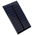 Miniatyrbillede 5 af 8: 1,8 W 5,5 V Mini solcellepanel modul PET sol laminater DIY til lys legetøj oplader 123x83MM