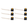 Miniatyrbillede 3 af 8: 100 stk LED-holder 3 mm lampeskærm 90 graders bøjning med lette industrielle kontrolkomponenter Orange lys