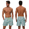 Miniatyrbild 2 av 5: Escatch Snabbtorkande Herr Badbyxor Strandshorts - Kamouflage, Storlek 4XL