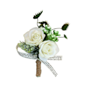 Miniatyrbilde 1 av 8: Brud og brudgom knapphullsblomst brudepike og forlover corsage rose knapphullsblomst