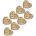 Miniatyrbillede 5 af 8: 8 stk. strygejern patches polyester plastmaterial gylden sort baggrund Valentinsdag stil DIY fremstilling stof dekoration