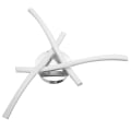 Miniatyrbillede 6 af 8: 18W 105LED loftslys Bølget loftslampe til stue soveværelse Køkkenindretning AC85-265V Varmt lys