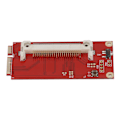 Miniatyrbillede 1 af 8: Adapterkort Bærbar Rød Plade CF-kort til PCI-E Konverter til Windows3.1/ Win7/Win8/ Vista/ NT4 / 98SE/Linux