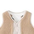 Miniatyrbillede 7 af 8: Børne Fuzzy Vest Dobbeltsidet Stil Vest Fashion All Matched Vinter Vest Jakke 120cm/47.2in