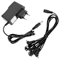 Miniatyrbild 1 av 8: Professionell power 9V-adapter 100-240V EU-adapter
