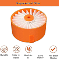 Miniatyrbild 3 av 5: Ersättningsfilter kompatibelt med BlackDecker BSV2020G BSV2020P Powerseries Extreme sladdlös dammsugare Ac-B16