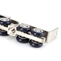 Miniatyrbillede 8 af 8: 2 stk. husholdnings 12 hjul ophæng rulle lydløs skydedør port rulle pulley dør skab hardware kit