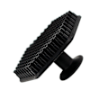 Miniatyrbilde 2 av 5: Rensebørste for ansikt for menn, Mini silikon skrubber med dyp massasje for barbering og hudrensing, Svart