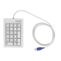 Pikkukuva 1 / 8: 21 Key Numeric Keypad DC 5V Linear Action Switch Mini Kannettava USB numeronäppäimistö liukumattomilla jaloilla kannettaville pöytätietokoneille