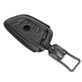 Miniatyrbild 5 av 8: Läder 4 knappar smart bilnyckel fob cover fjärrkontrollskydd för X1 X2 X3 X5 X6 2 5 6 7 serie