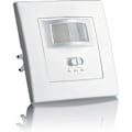 Miniatyrbillede 1 af 5: Indendørs bevægelsessensor, forsænket vægmontering, egnet til LED, infrarød sensor, programmerbar, rækkevidde 9m/140° 80x80x45mm