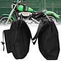 Miniatyrbillede 6 af 8: Polyester Sort Motorcykel ATV Hængetaske Strand Buggy Snescootere Forreste Sadel Opbevaringspose