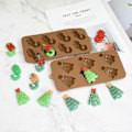 Miniatyrbillede 3 af 4: 2 STK Juletræ & Slikkepind Silikoneforme Julechokoladeforme Slikforme