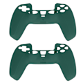 Miniatyrbilde 4 av 8: 2 stk DOBE Antiskid Silikon Spillkonsoll Beskyttelse Gamepad Håndtak Grep for PS5(Grønn ) Vert