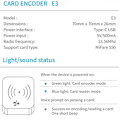 Miniatyrbild 4 av 5: TTLOCK Smart Card Encoder NFC 13.56M M1 IC-kortläsare