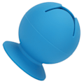 Pikkukuva 7 / 8: Romunkerääjän silikoniimukuppi jätteiden keräämiseen Vinyyli Weeding Desktop Storage Blue