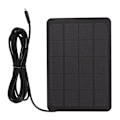 Miniatyrbillede 4 af 8: Kamera solpanel IP65 Vandtæt kameraoplader 5V 4W Høj effektivitet til Micro USB C Sort