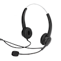 Miniatyrbilde 4 av 8: Profesjonelt støyreduserende headset for kundesenter med USB-tilkobling for telemarketing, kundesenter og nettbasert undervisning