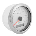 Pikkukuva 4 / 8: 85mm Marine Auto GPS -nopeusmittari Universaali Nopeusmittari 9-32V 7 Värisellä Taustavalolla Autolle Veneelle RV:lle Huviveneelle Valkoinen
