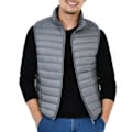 Miniatyrbild 1 av 5: Lättviktsväst i dun för män, för höst/vinter, casual wear, S, grå