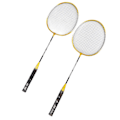 Miniatyrbilde 3 av 8: 205 Badminton Racket Split Iron Alloy Badminton Racket Set for Amateur Elementary Training Outdoor Backyards Playground Gym