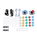 Miniatyrbilde 6 av 8: QM070906 To-spillers versjon Arcade-spill DIY-sett LED-knapp 8-veis joystick for Windows Arcade-spill