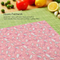 Miniatyrbilde 7 av 8: 7 stk Rosa blomster Bomullsstoff Firkanter Quilting Sy Precut DIY for Craft Patchwork(S)
