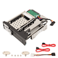 Miniatyrbilde 1 av 8: SATA HDD-skuff Dobbel Brønn Utmerket Varmespredning SATA Intern Harddisk Skuff for 2,5 tommer 3,5 tommer SATA Harddisker
