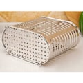 Miniatyrbilde 3 av 4: Rustfritt Stål Spisepinner Holder Oppvaskstativ Bestikk Avrenningsbrett Tørkeorganisator Multifunksjonell Vegghengende Kjøkkenverktøy (Oval Form)