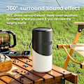 Pikkukuva 4 / 5: Ulkokäyttöön tarkoitettu subwoofer Bluetooth-kaiutin IPX5 vedenpitävä vihreä