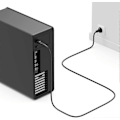 Miniatyrbillede 5 af 5: 1,8 m Strømkabel Netledning Strømkabel Beskyttelseskontakt F Type (CEE 7/4) til Kold Plug Kobling C13 Stik PC Computer Skærm Printer Ledningsnet