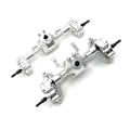 Miniatyrbillede 1 af 5: For- og bagaksel sæt til FMS 1/24 FCX24 Xiaoqi K5 RC, Sølv