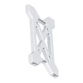 Miniatyrbilde 8 av 8: 1/10 RC batterimontert aluminiumslegering batterimonteringsplate for 313 mm akselavstand belte