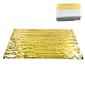 Miniatyrbild 1 av 8: 3PCS Nödfiltar Guld Silver 2 Färg Reflekterande Termisk Filt Vattentät Nöd Sovsäckar 130x210cm
