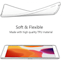 Miniatyrbild 2 av 5: 2 st Fodral för iPad 10,2 tum (iPad 9:e generationen 2021 / 8:e generationen 2020 / 7:e generationen 2019), Transparent Fodral Silikonfodral Skydd för iPad 10.