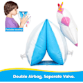 Miniatyrbild 3 av 5: Uppblåsbara Armringar för Barn 3-6 År Floatie Ärmar Rör Vatten Simning Armband