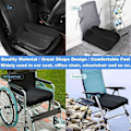Miniatyrbilde 4 av 5: Mousse Mmoire De Forme Setepute Bilsete Høydejustering Auto Setepute Bil Setepute Sjåfør Passasjer Pustende For Sitte Mesh Stol