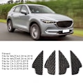 Miniatyrbild 7 av 8: 4 st kolfiber inredning dörrskål dekor lock passar för MAZDA CX-5 2013-2018 vänsterstyrd