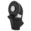 Miniatyrbillede 4 af 8: Mini manuel tapemaskine Dekorativ farvet ABS 3D prægebånd 9 mm til håndbog Sort