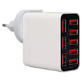 Miniatyrbillede 8 af 8: X82 40W USB A-oplader 8-ports USB-opladerhoved Bærbar rejsehurtigoplader til mobiltelefontablet