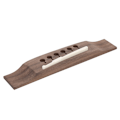 Miniatyrbilde 3 av 8: Rosewood Bridge Bone Nut Saddle 6Pcs String Pin Akustisk Gitar Tilbehør (Rosewood Farge)