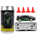 Pikkukuva 1 / 8: Mini RC-auto Can Box -virtalähde, nelitieohjaus, APP-kaksoistila, lapsen lelu, malli (musta)