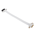 Miniatyrbillede 1 af 8: PCIE-forlængerkabel - Højhastigheds fleksibelt PCI Express 3.0 1X Riser-kabel PCIE 1X Extender-adapter Jumper til netværkskort 30cm / 11.8in