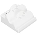 Pikkukuva 8 / 8: USB-latauskeskitin 6 porttia 2 langatonta puhelimen latausasemaa QC 3.0 USB C -telakka useilla laitteilla LCD-näytöllä UK-pistoke